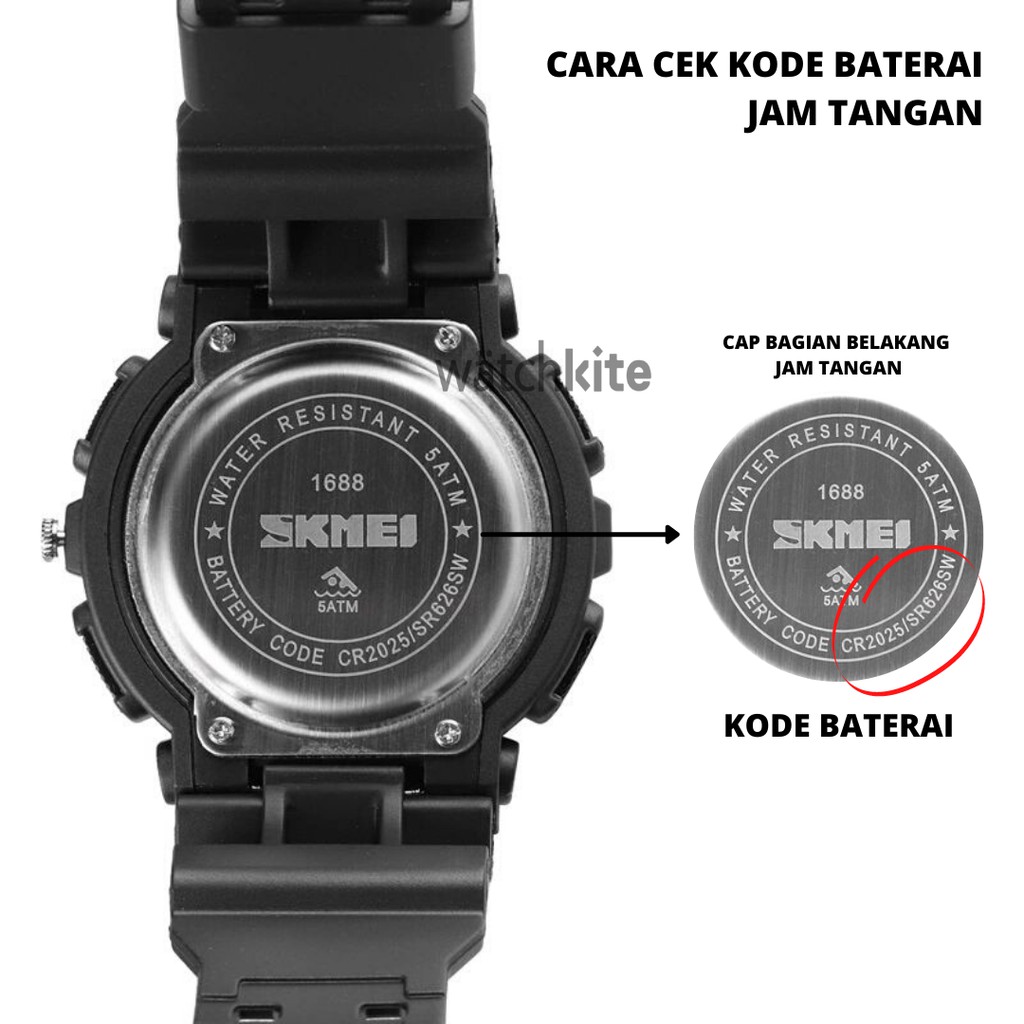 Baterai Jam SSUO CR2025 Baterai Jam Tangan SKMEI Digital Lithium 3V Japan Tech WATCHKITE WKOS