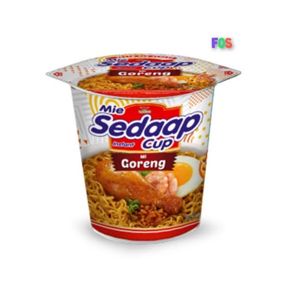 

NOODLES/MIE INSTANT SEDAP CUP GORENG SATUAN