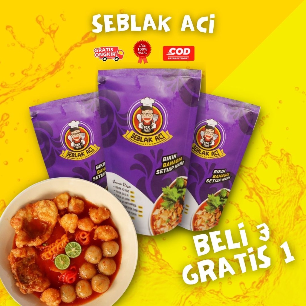 

Seblak Aci Instan Makanan Instan Seblak Instan Bandung seblak Basah Baso Cuanki A2