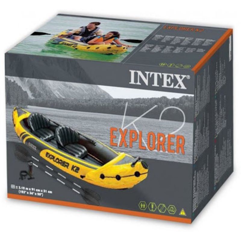 kayak 2 orang perahu karet mancing untuk hobi keliling danau