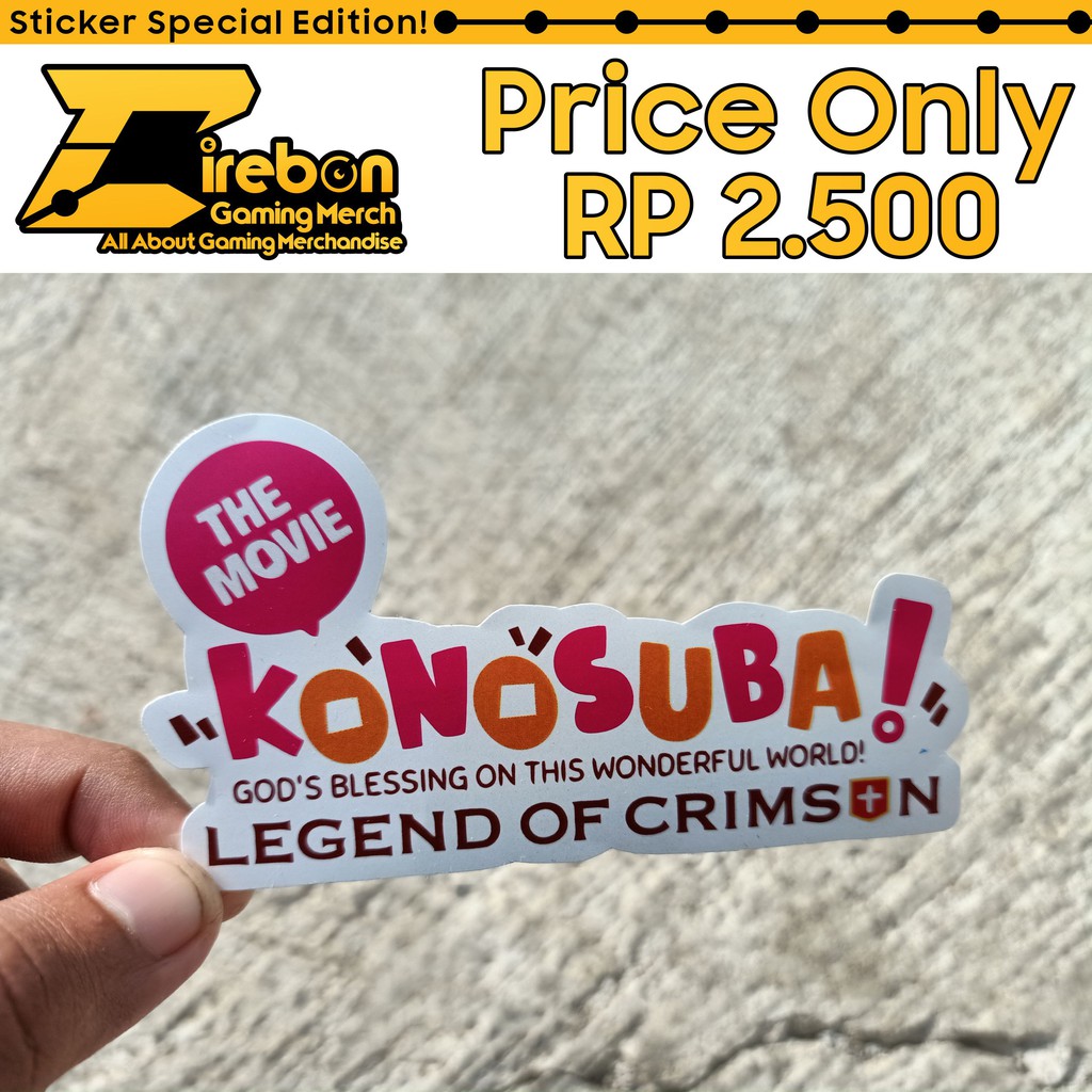 

Sticker Stiker Konosuba Legend Of Crimson