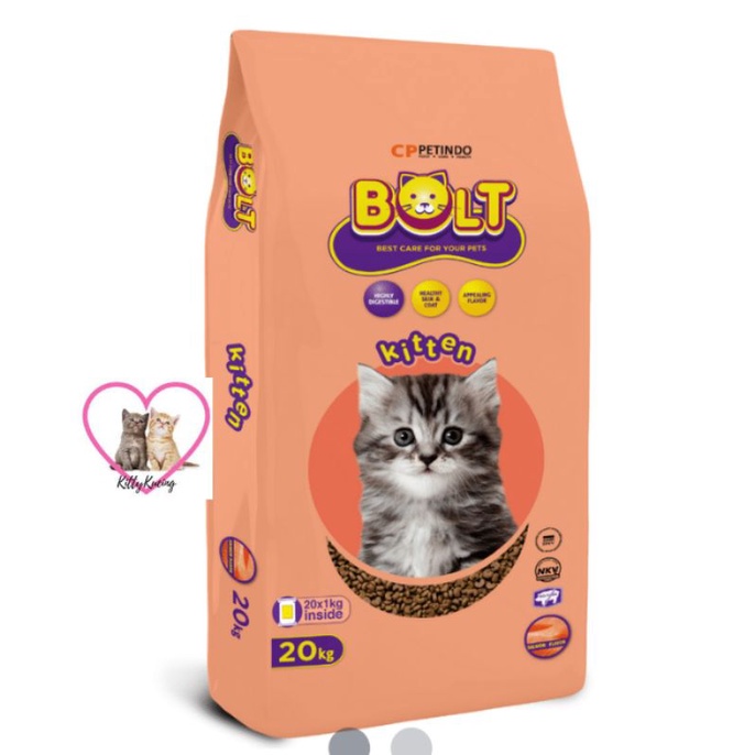 Bolt Kitten 1kg Rasa Salmon Freshpack