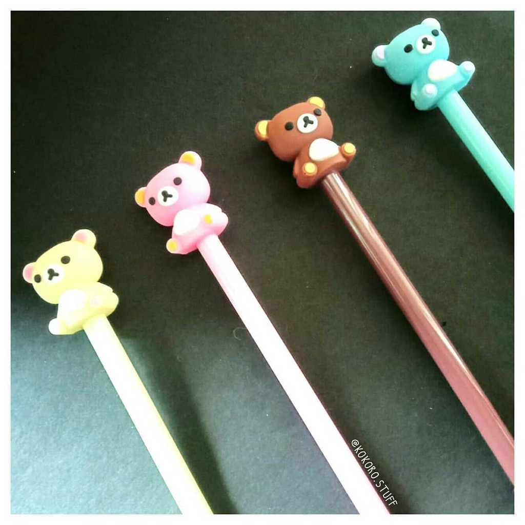 

Rilakkuma Gel Ink Pen | Pulpen Karakter | Alat Tulis | Kokoro Stuff
