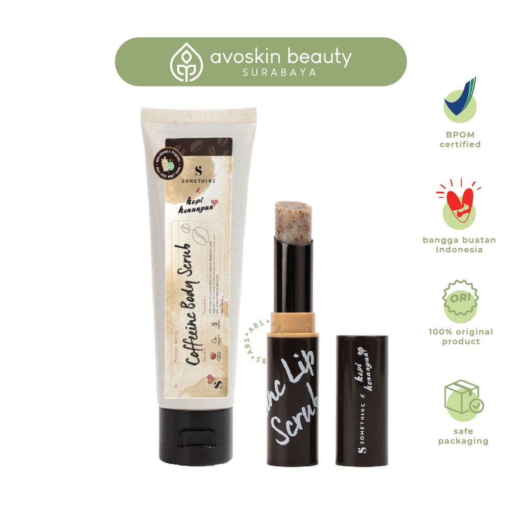 SOMETHINC x Kopi Kenangan Coffeeinc Body Scrub / Lip Scrub