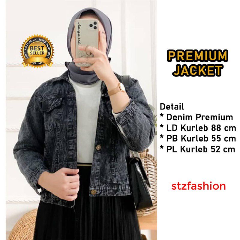 Jaket Biondy Wanita / Jaket Jeans Terlaris