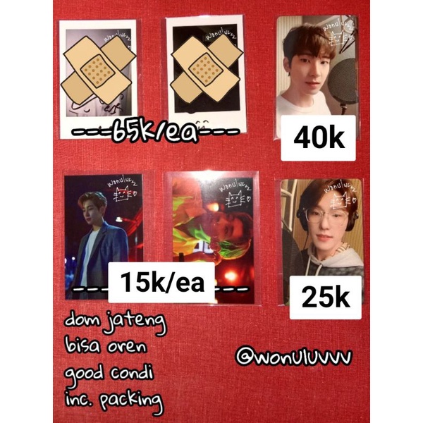 PC TC Wonwoo Mingyu Vernon Dino Semcol Bittersweet Caratland ktown