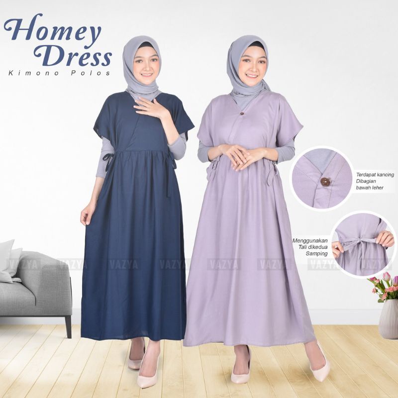 Homey Dress Kimono Polos