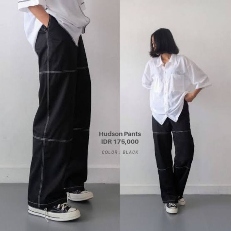 Hudson Pants | Unisex Cowok Cewek Pria Wanita