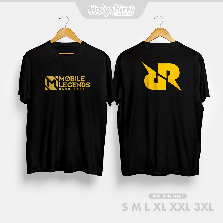 Kaos Baju Mobile Legends Team RRQ Rex Regum Qeon Squad Esport Kaos Game Gaming