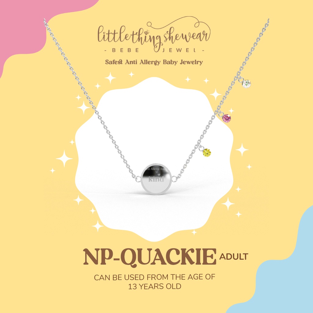 Kalung Dewasa NP-QUACKIE 3,82gr - THE ANIMALS SERIES