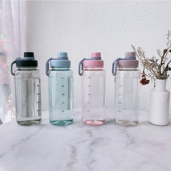 Sgmshop Portable Cup Botol Minum Sport BPA Free Plastic Plastik Botol Anak