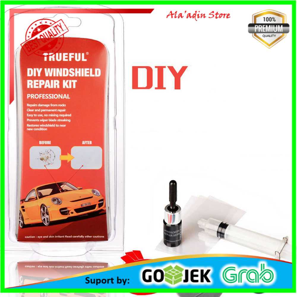 Promo TRUEFUL Alat Reparasi Kaca Mobil Gores Car Repair Tool Kit - WG-3CR5P