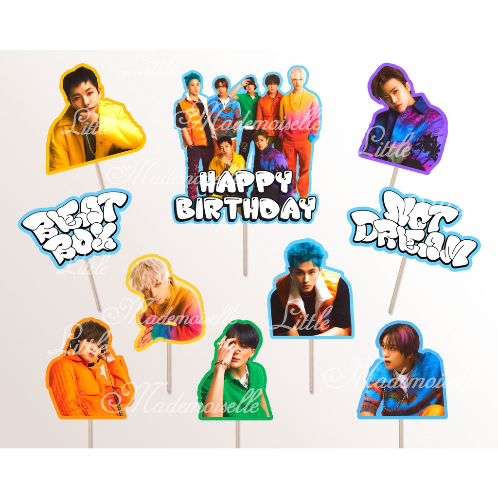 

NCT Dream Beat Box Cupcake Topper