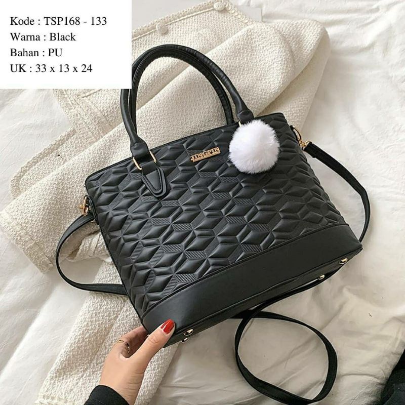 ❤Ready Surabaya  TAS IMPORT READY SURABAYA  TSP803 BLACK