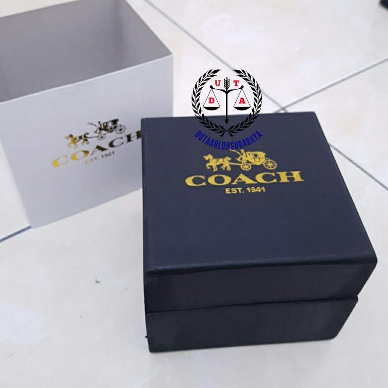 KOTAK JAM TANGAN BOX KAYU COACH
