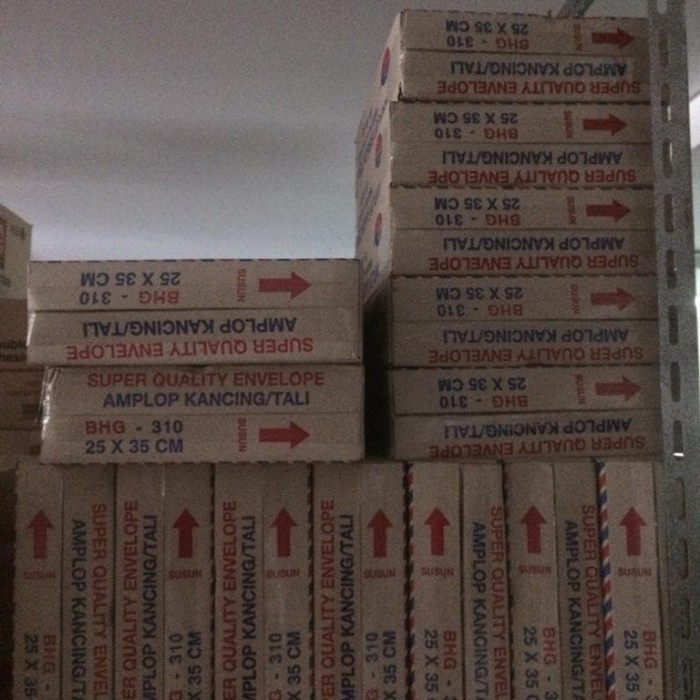 

Menyurat-Surat- Amplop Coklat Folio Tali 310 Bhg/Amplop Coklat Airmail/Map Coklat Tali -Surat-