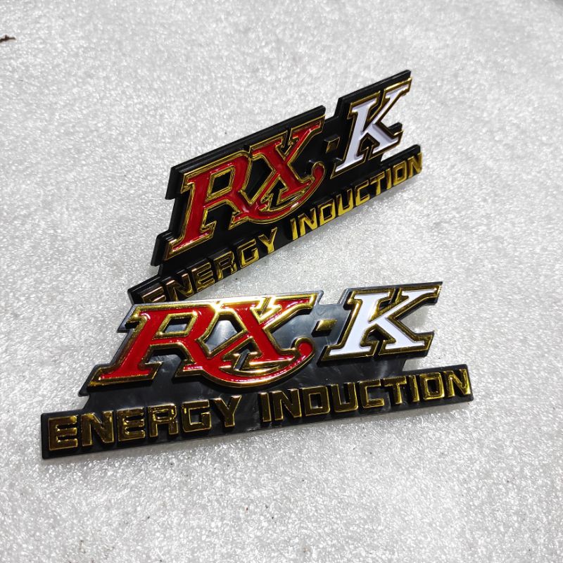 Simbol emblem Box accu tepong cover bok aki Yamaha Rx K RxK Rx 135