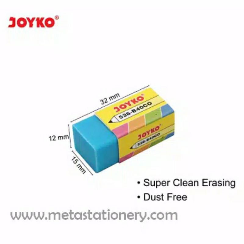 

JOYKO 526-B40co eraser Penghapus motif warna HARGA 1Pcs SAJA