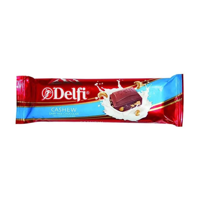 

COKELAT COKLAT DELFI CASHEW DAIRY MILK CHOCOLATE 55 GRAM