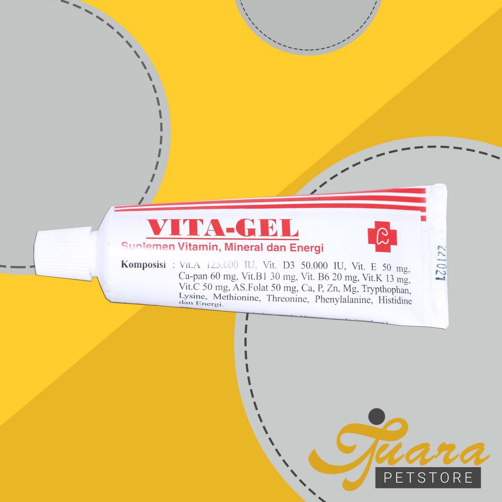 Vitamin Kucing Anjing Vitagel Vita-Gel