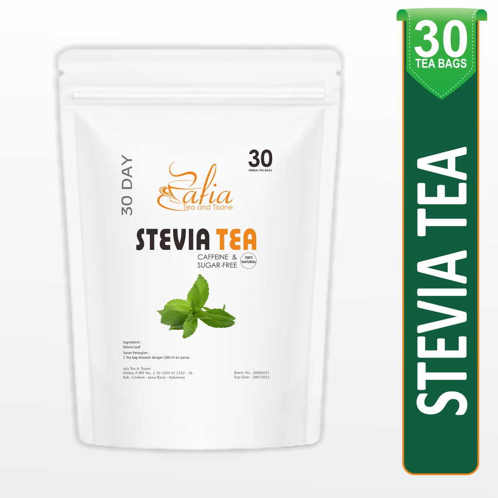 

STEVIA LEAF TEA : TEH DAUN STEVIA ISI 30 TEA BAG