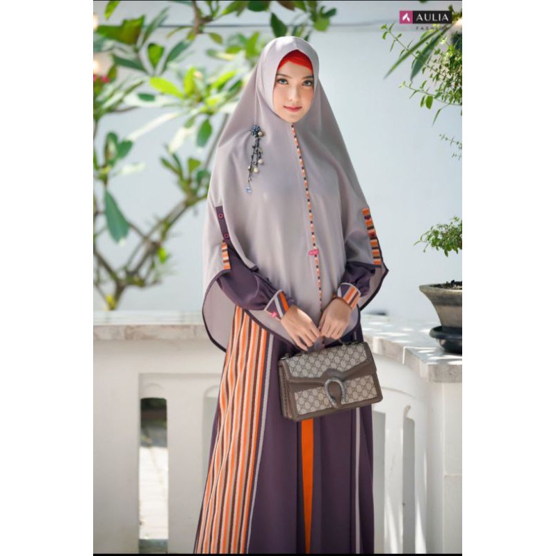 SET GAMIS AULIA SULTAN 7 ASH GREY