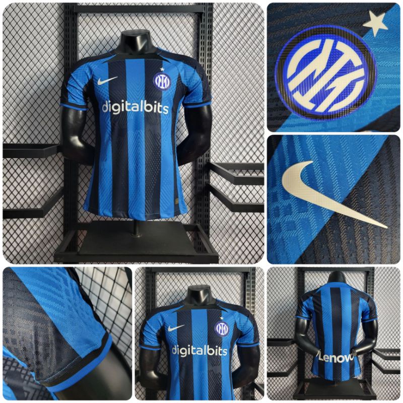 (PLAYER ISSUE) JERSEY BOLA INTER HOME DRI-FIT ADV 2022 2023 GRADE ORI IMPORT