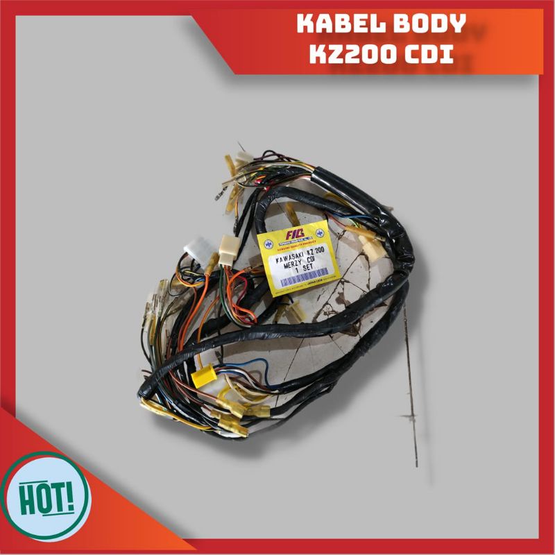 kabel body kawasaki binter merzy CDI kabel bodi KZ200 cdi platina
