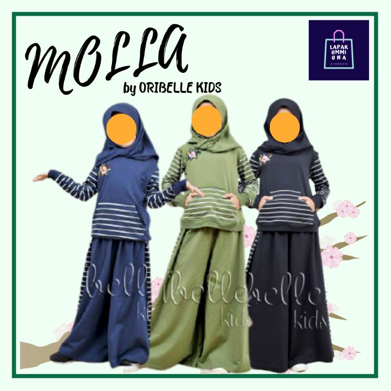 Oribelle Kids MOLLA Set Kulot Baju Muslim Anak
