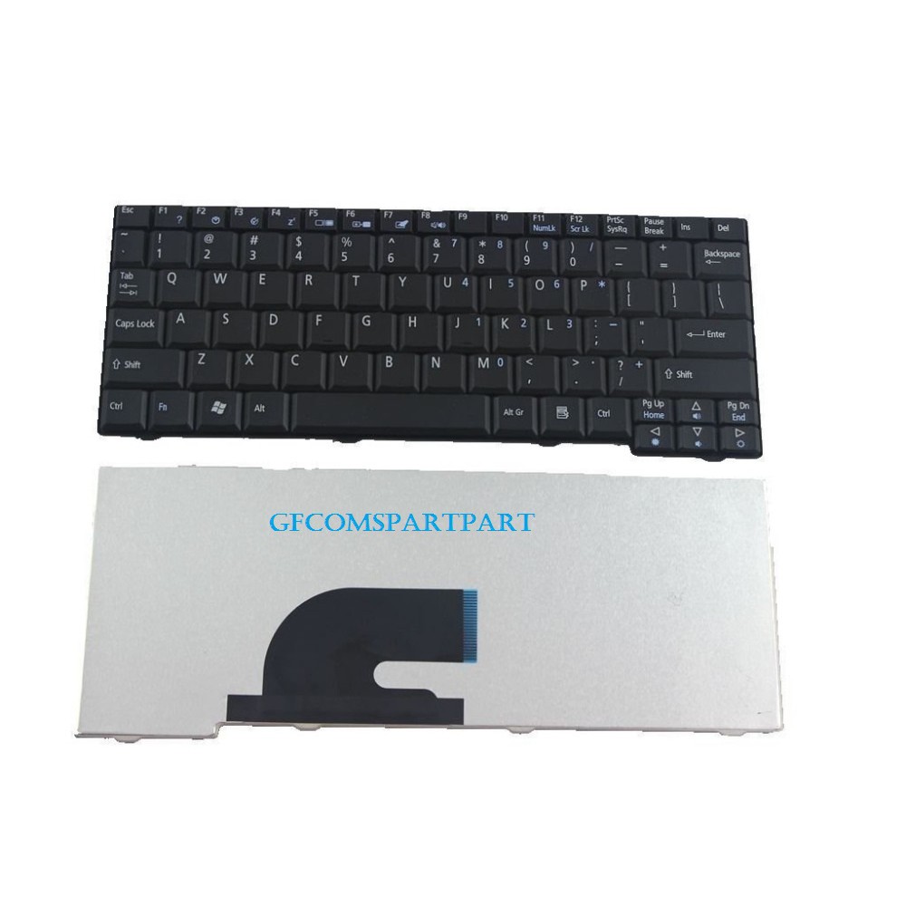 Keyboard Laptop Acer Aspire One 10.1 inch 8.9 inch A110 A150 A0D150 A0D250 D250 - Black