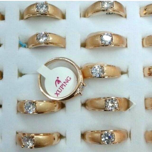 Xuping cincin kawin dan permata