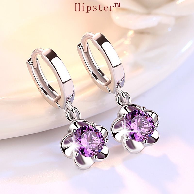 Popular Best-Selling Fashion Classic Exquisite Plum Earrings