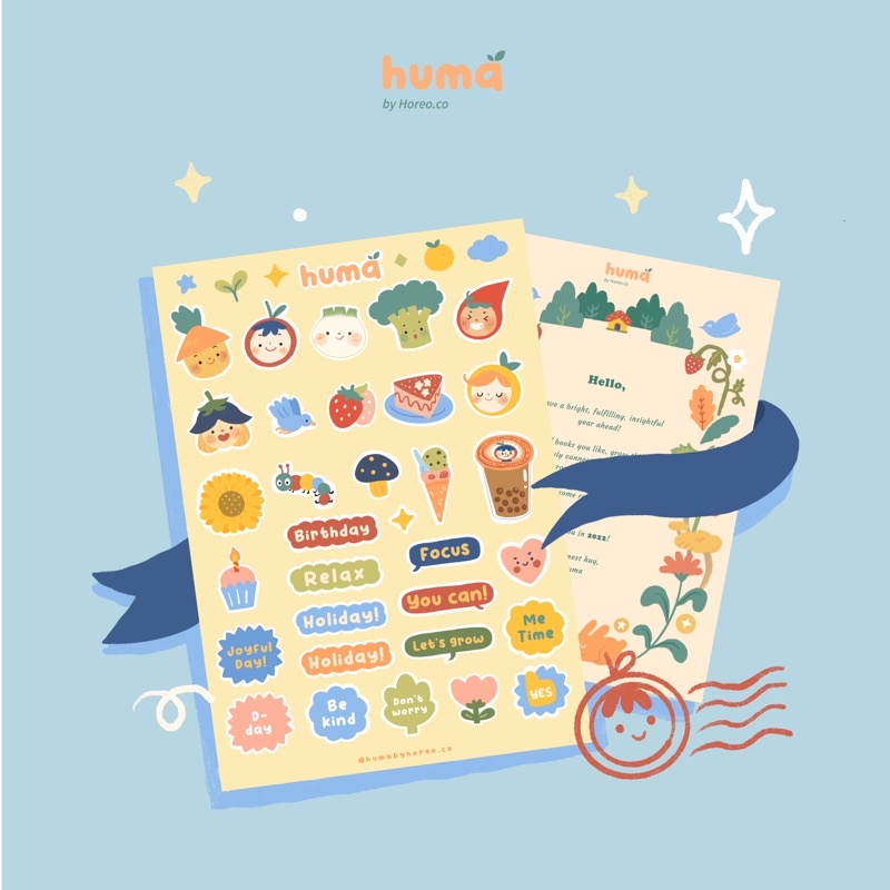 

Stiker Bullet Journal Planner Huma 2022