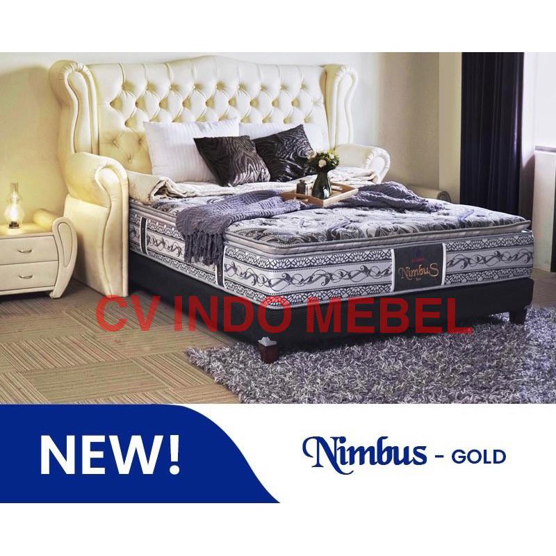 Spring Bed Nimbus Olympic Matras Plush Top Kasur Promo Ready Makassar