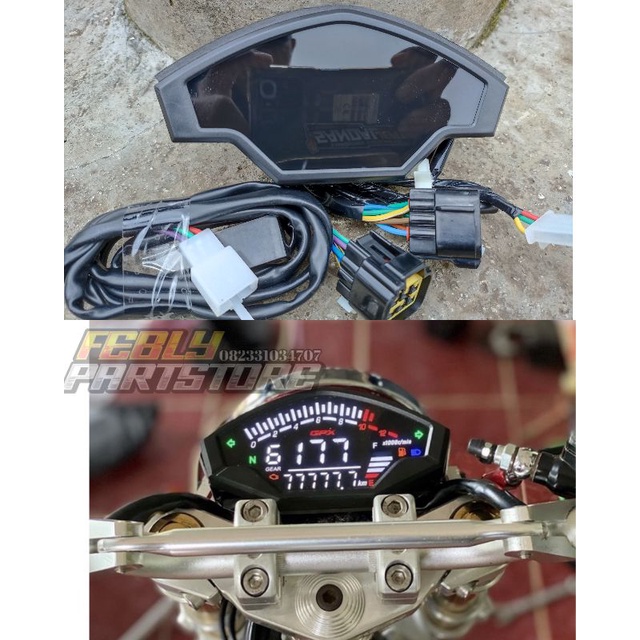 SPEDO SPIDO SPEEDOMETER GPX ORIGINAL IMPORT SPEDOMETER GPX DIGITAL SET SOCKET DAN SESNSOR SPIDOMETER