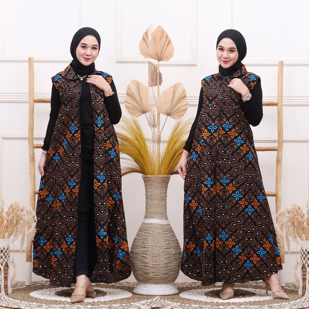 long cardy/ outer/ cardigan batik katun premium M-XXXL