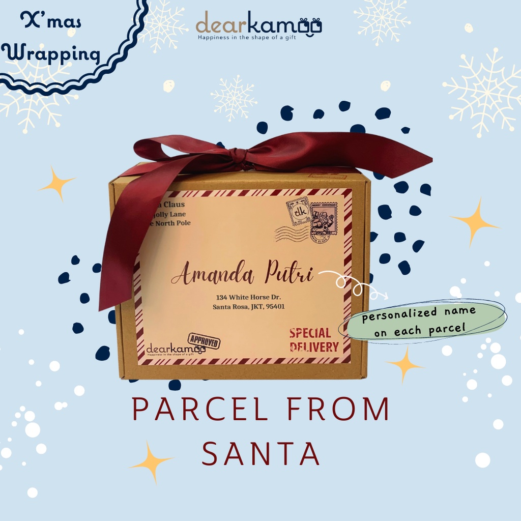 

Parcel From Santa - Christmas Edition / Kertas Kado / Kotak Kado /Natal