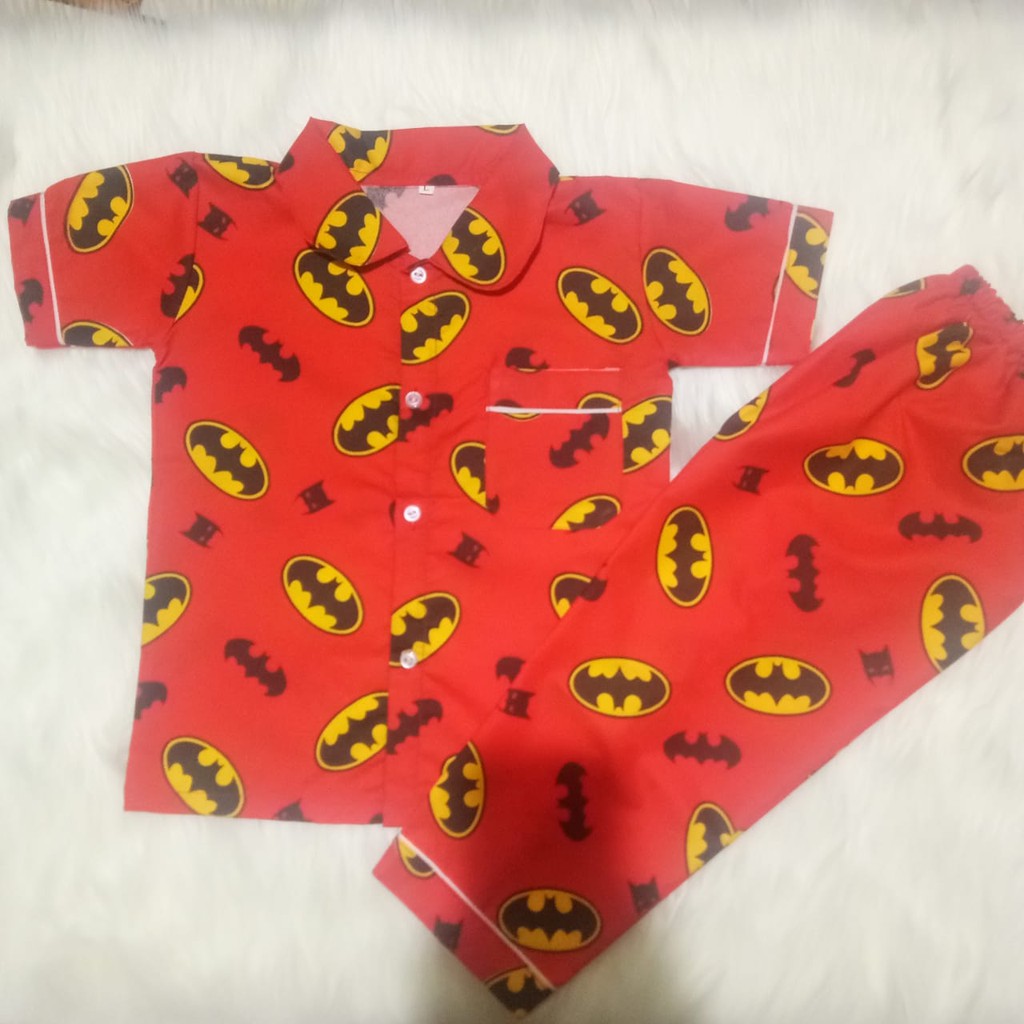 Piyama Anak Ecer Motif Batman