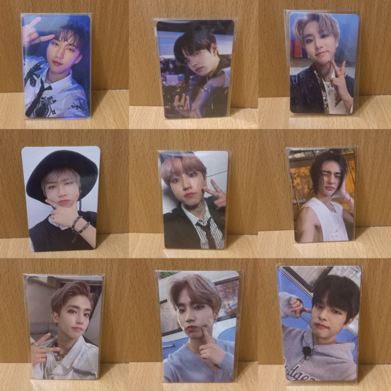 Stray kids photocard no easy christmas evel pob han jisung seungmin hyunjin changbin