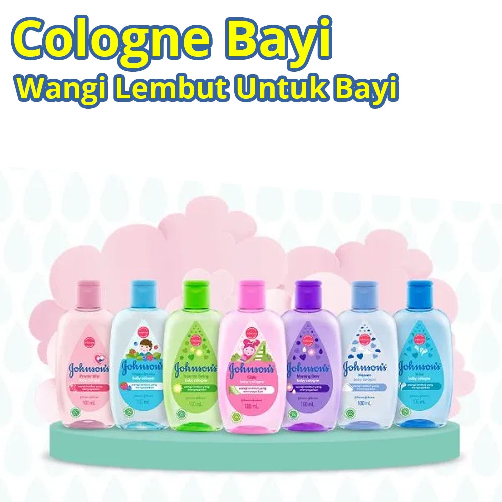 COD Johnsons Baby Cologne 100 ml - Minyak Wangi Bayi Cologne - Johnson Baby Cologne Slide Summer Swing