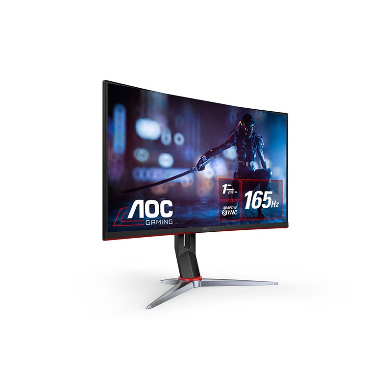 AOC Gaming Monitor C24G2 24&quot;, 165 Hz, FHD, Curved, HDR Mode, 1ms, Adaptive Sync, Gaming Monitor