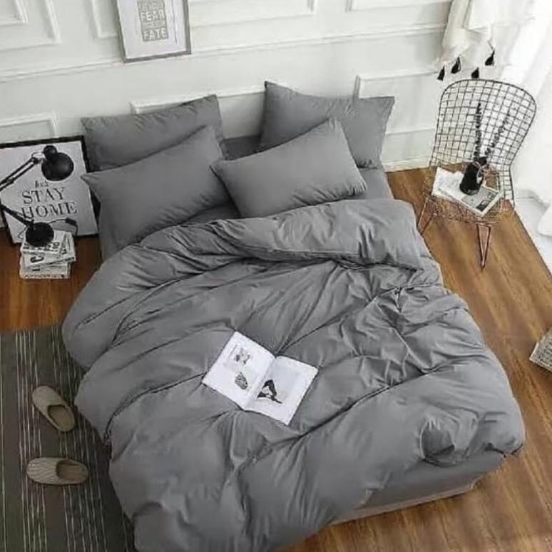 Bedcover Set Aesthetic  Polos Simple Bedcover .,. ,