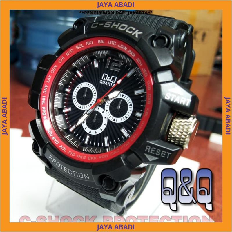 JAM TANGAN SPORT PRIA ANALOG MODEL QQ