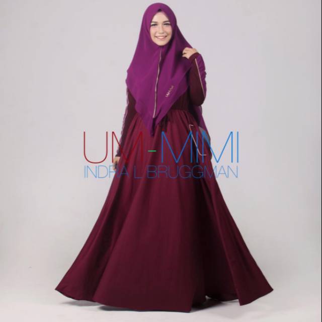 GAMIS SYARI VINTAGE ZIPPER by UMMIMI INDRA L BRUGGMAN