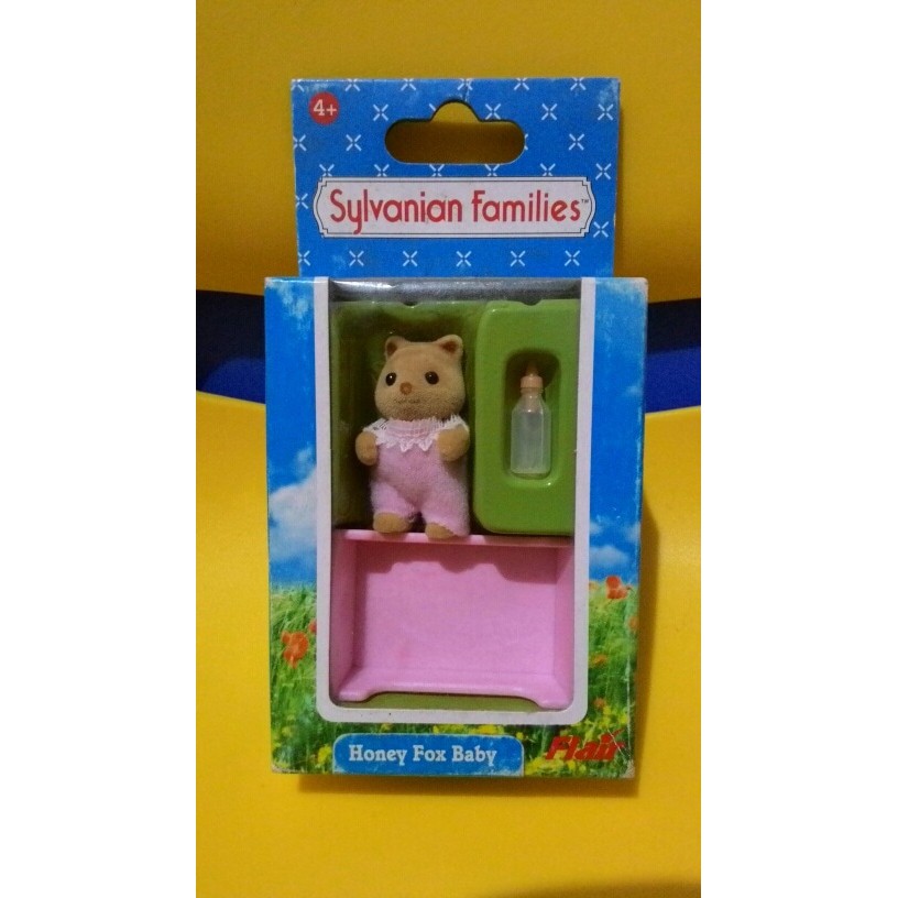 SYLVANIAN FAMILIES ORIGINAL FLAIR - HONEY FOX BABY (RARE)
