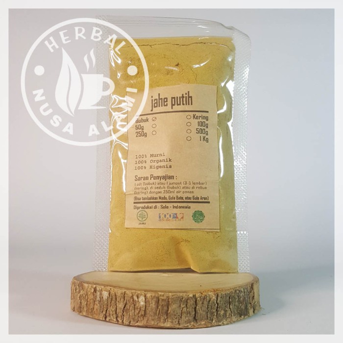 

JAHE PUTIH BUBUK / WHITE GINGER POWDER 100g