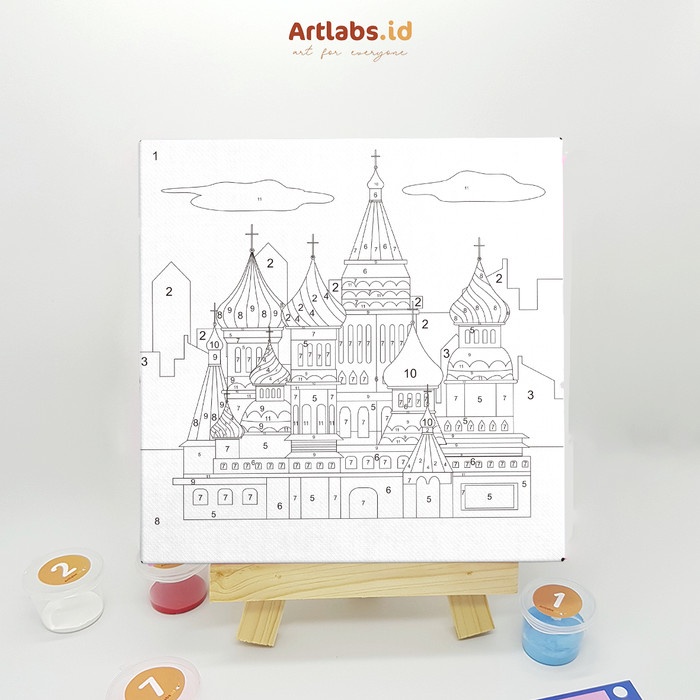 

RUSSIA - Paint By Number 11 Color [City Series] | Painting Kit