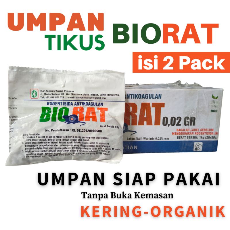 obat Racun Tikus ampuh BIORAT tikus mati kering