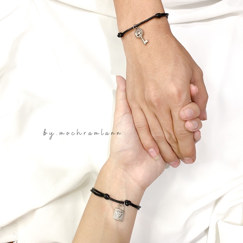 Gelang Couple Kunci Gembok Murah / Gelang Couple Murah / Harga 2 Gelang