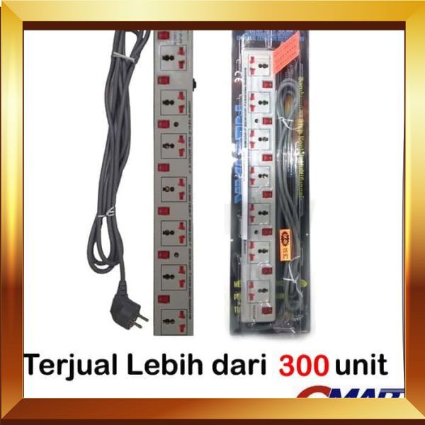 Promo 2020 Winstar colokan listrik steker stop kontak stopkontak 7 port ST-WPSF7S
